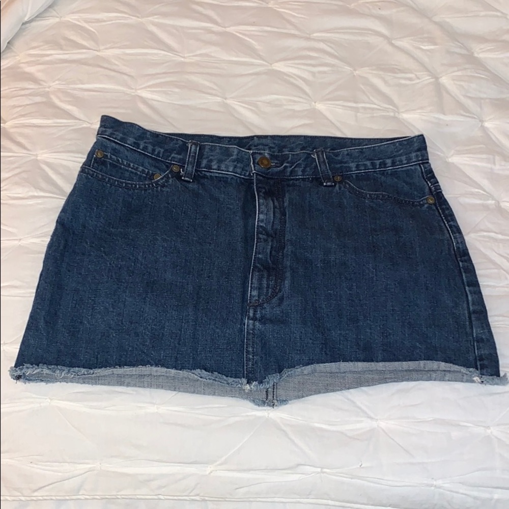 FreePeople Mini Denim Skirt